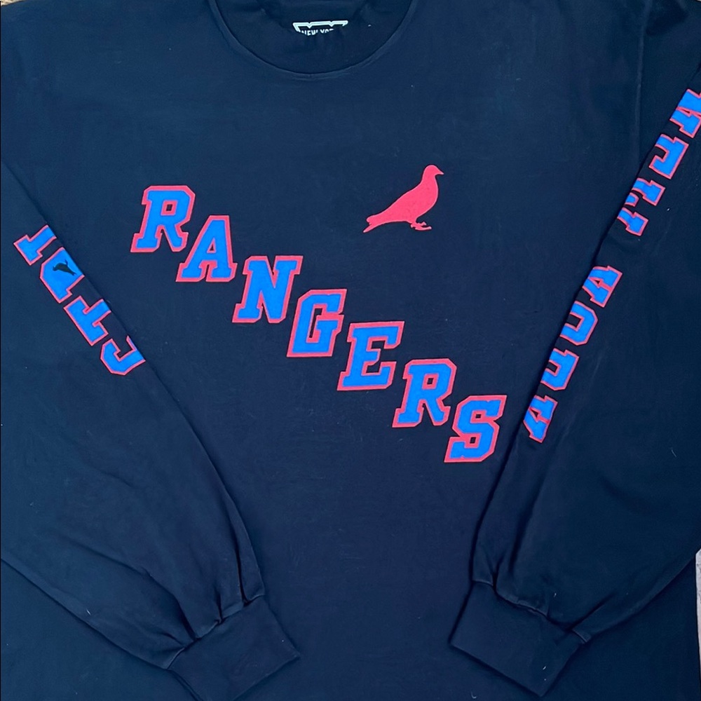 Staple Black Long Sleeve Rangers Long Sleeves TEE